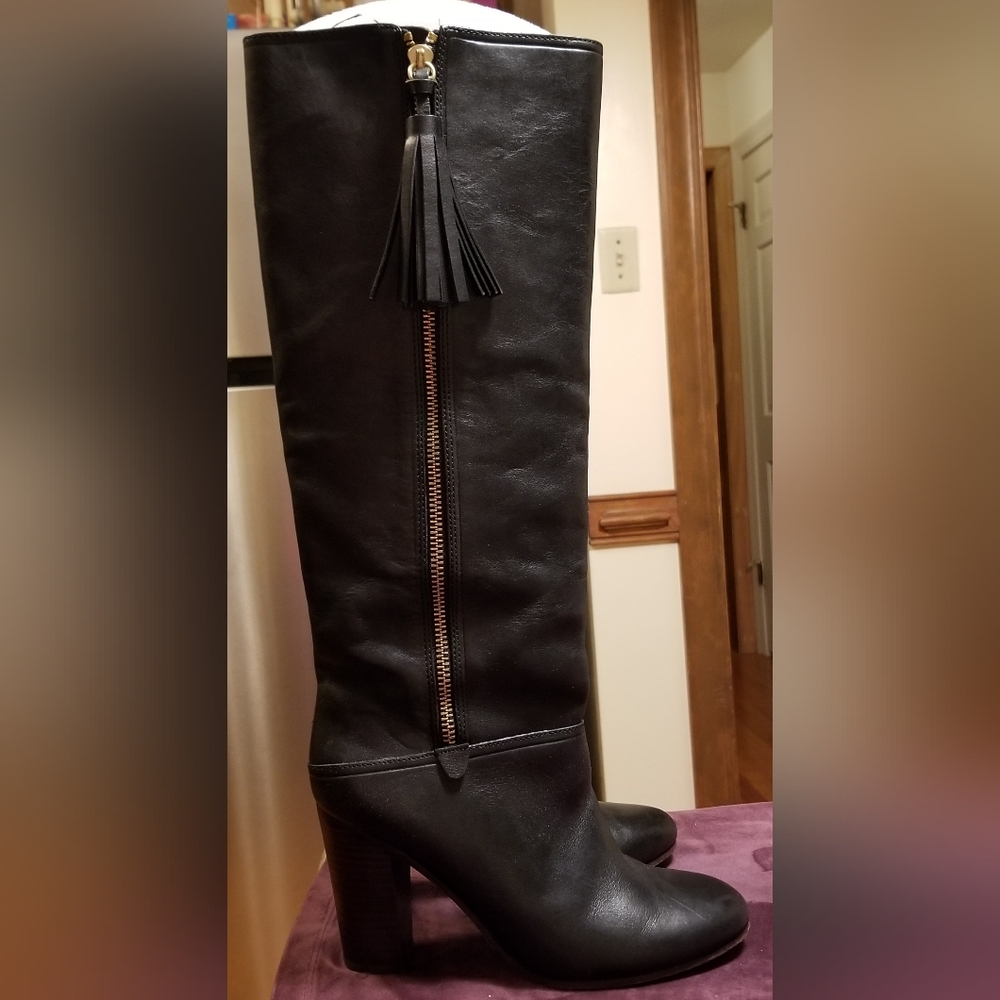 Coach Leather Knee High Therese Boots sz 8.5